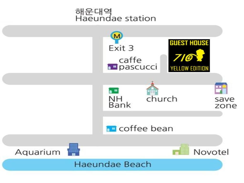 710 Guesthouse Yellow Busan Extérieur photo